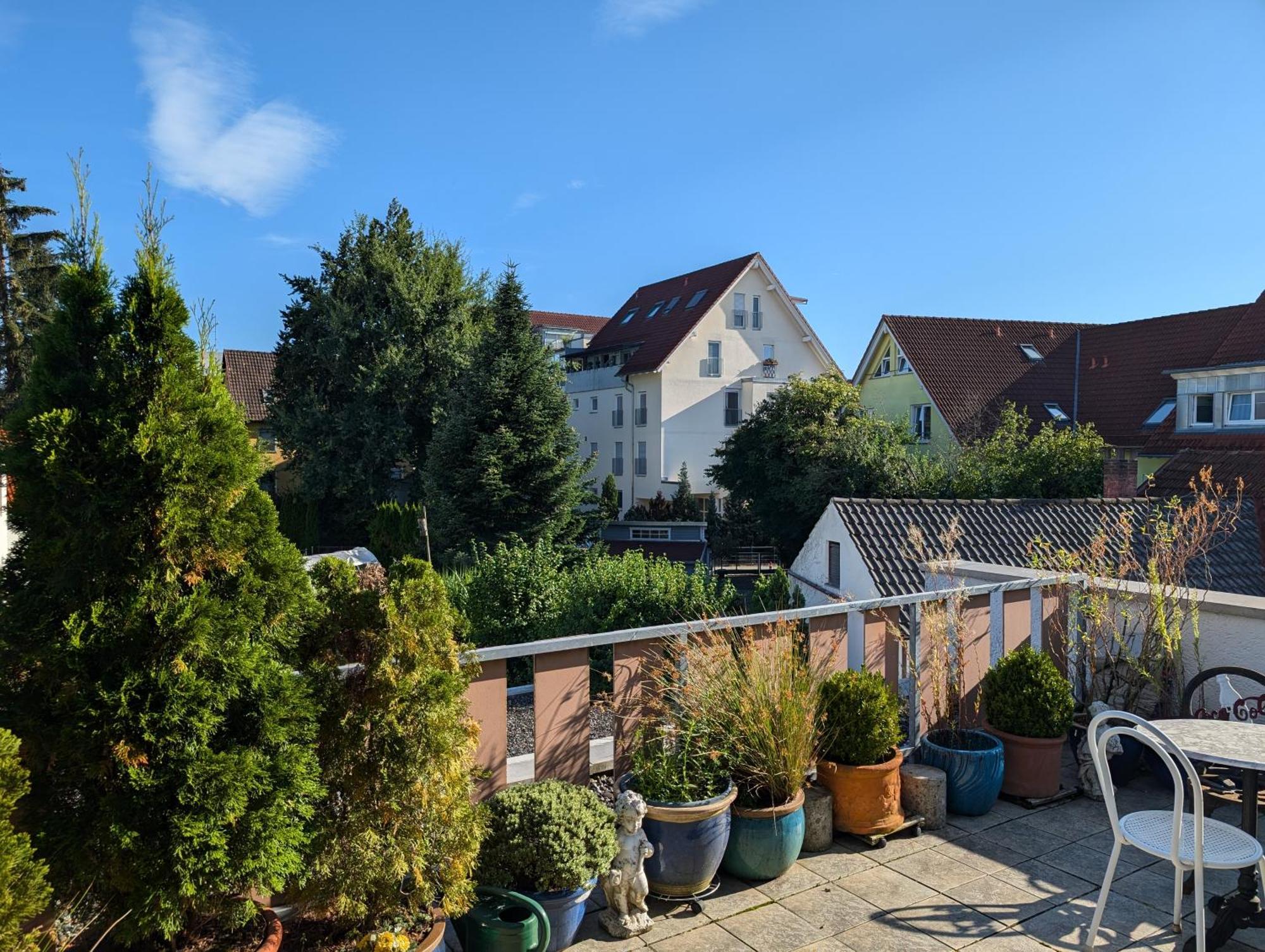 Storchennest - Schoenes, Ruhiges Apartment Mit Sonnenterrasse Tettnang Exteriör bild